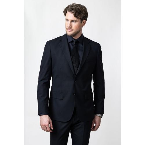GB01 twill overhemd regular heren zwart,3xl
