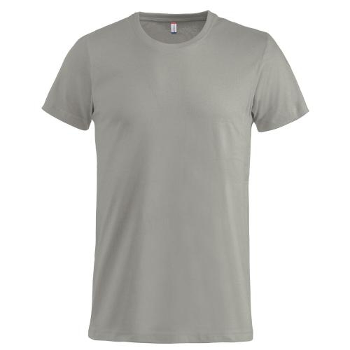 Clique Basic-T zilvergrijs,l