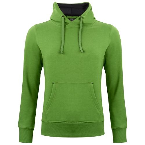 Classic hoodie ladies groenmelange,l