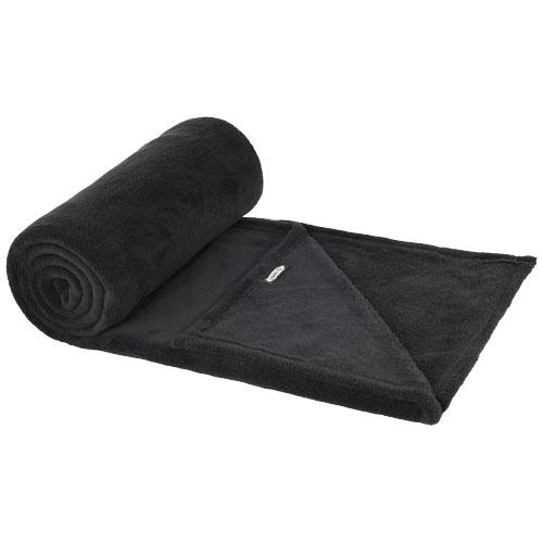 Lily RPET koraal fleece deken zwart