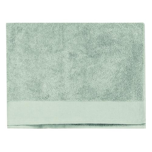 Biologische strandhanddoek sage green