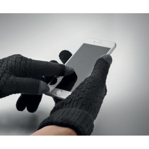 Rpet touchscreen handschoenen Takai zwart