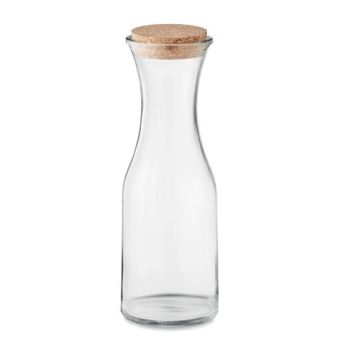 Gerecycled glazen karaf Picca 1L transparant