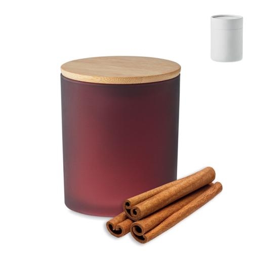 Plantaardige waskaars medium bordeaux
