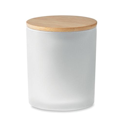 Plantaardige waskaars large wit