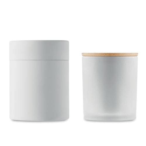 Plantaardige waskaars large wit
