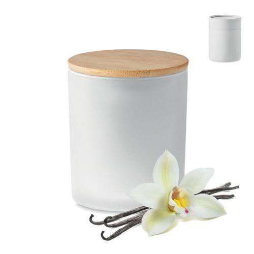 Plantaardige waskaars large wit