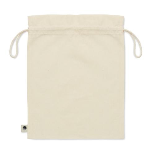 Biokatoen geschenkzakje Amber medium beige