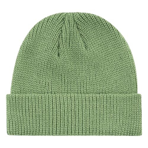 Grof gebreide muts groen