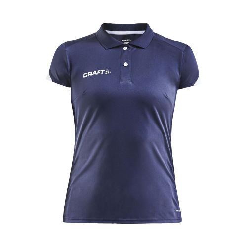Pro Control Impact polo dames navy/wit,l