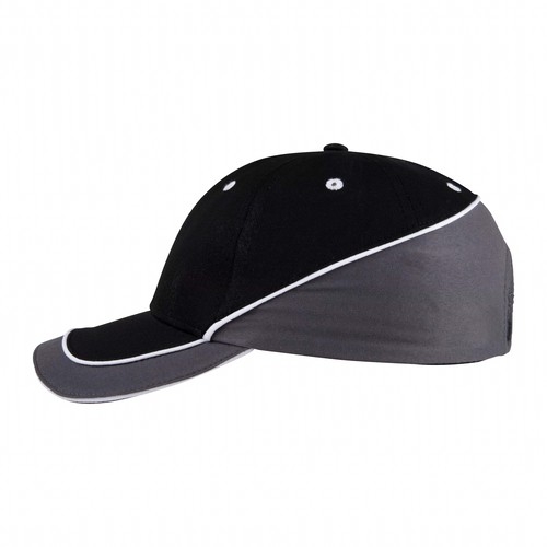 Microfiber Qualtiy cap zwart/antraciet