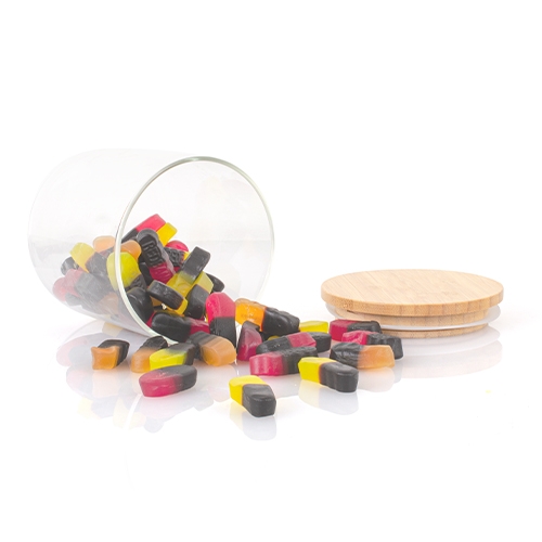 Glazen snoeppot dropfruit glas