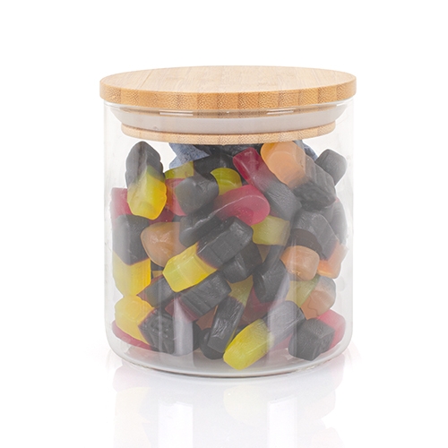 Glazen snoeppot dropfruit glas