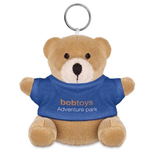 Sleutelhanger met beer Nil blauw