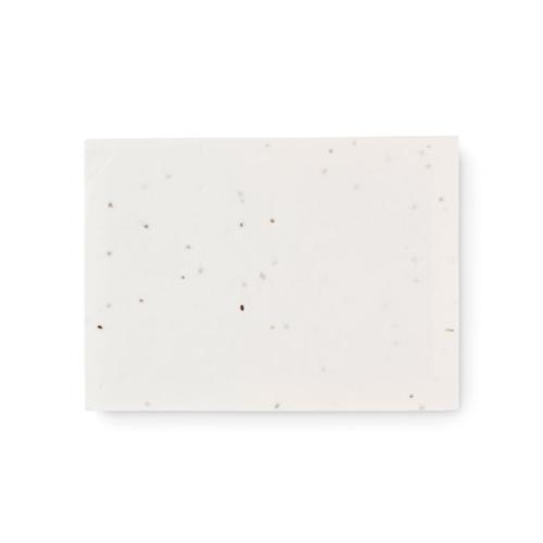 Zaadpapier memoblokje Vison seed wit