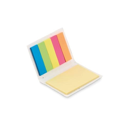 Zaadpapier memoblokje Vison seed wit