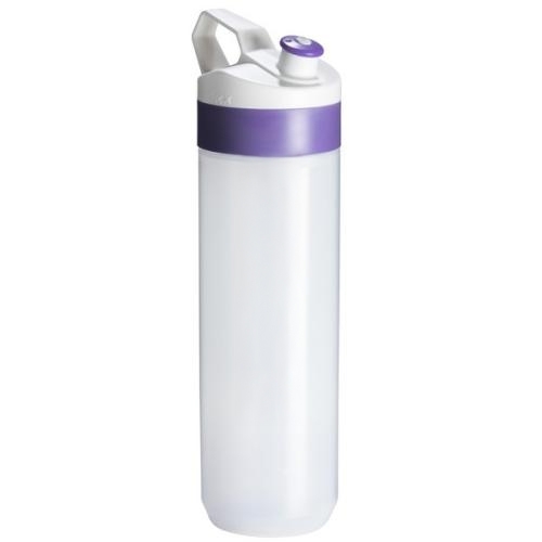 Tacx bidon Fuse 450 ml transparant/lila