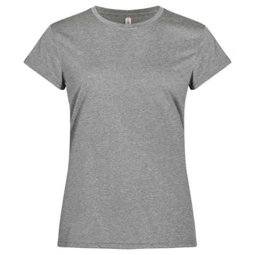 Basic Active-T dames grijsmelange,l