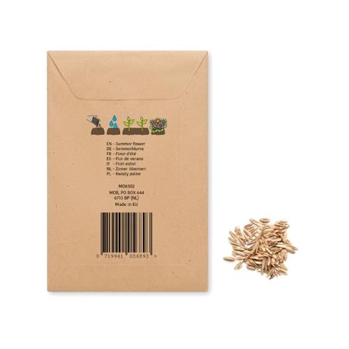 Bloemenzaadjes in envelop Seedlope beige
