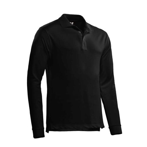 Santino poloshirt Matt zwart,l