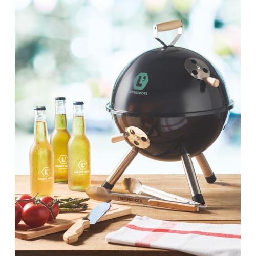 RVS barbecuetang Iniq wood