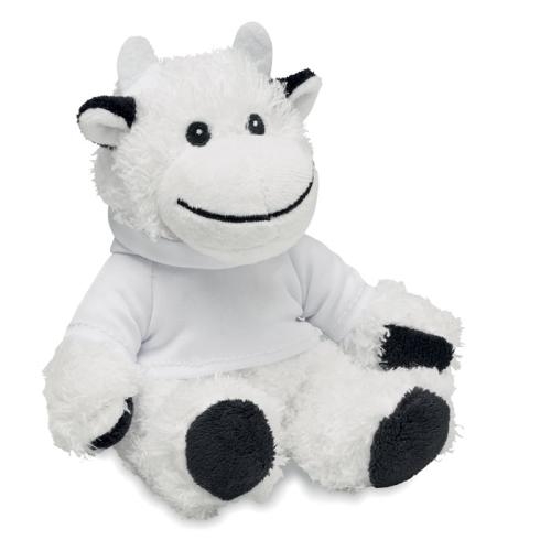 Pluchen teddybeer Manny wit