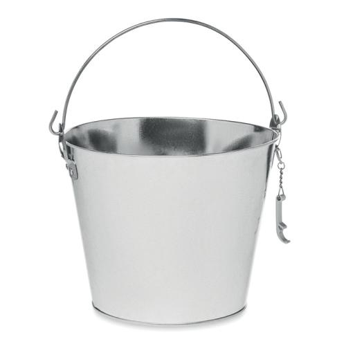 Metalen bieremmer 4L Bucky mat zilver