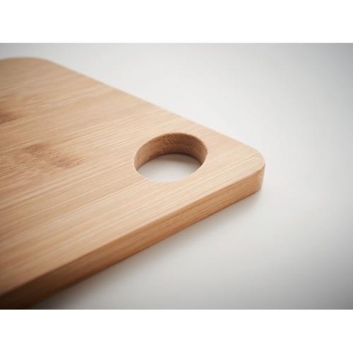 Bamboe snijplank met opening wood