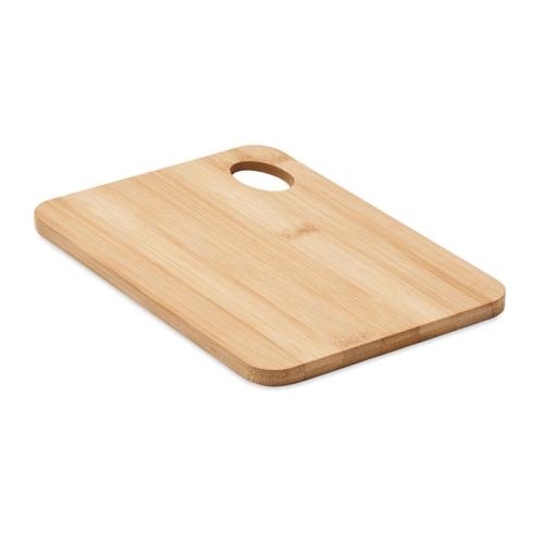 Bamboe snijplank met opening wood