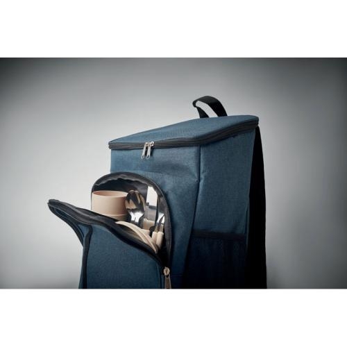 600D RPET outdoor-koeltas Montecool blauw