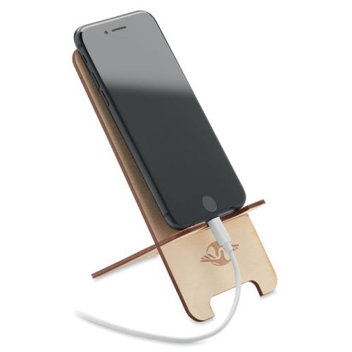 Houten telefoonhouder Grouw stand wood