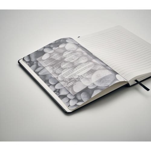 A5 notitieboekje karton Stein zwart