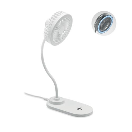 Bureauventilator en -lader Viento wit
