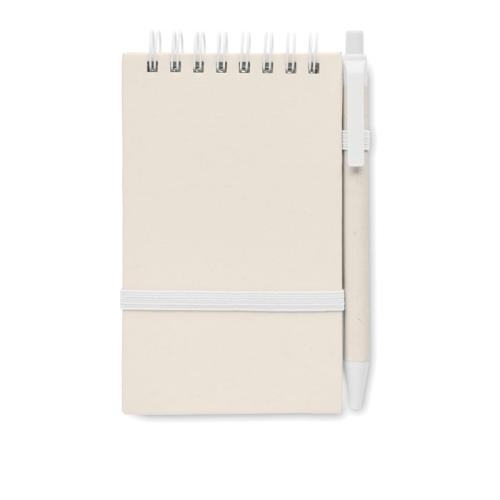 A6 notitieboek gerecycled melkpak wit