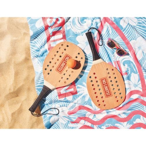 Rozenhout strand tennisset Palas wood