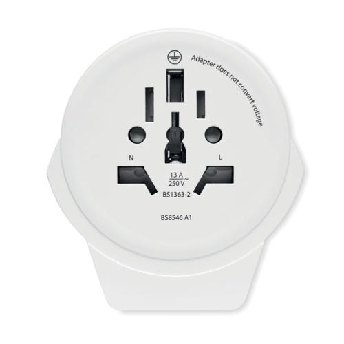 Wereld naar Europa-adapter wit
