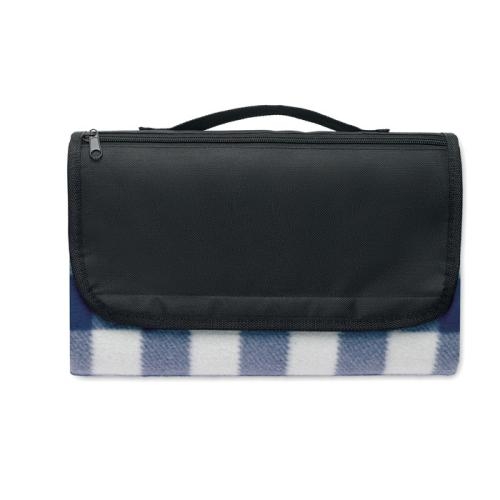 RPET fleecedeken Caly blauw