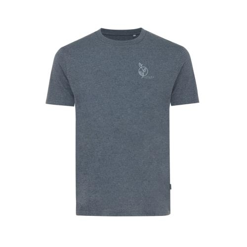 Iqoniq Manuel T-shirt ongeverfd navy,2xs