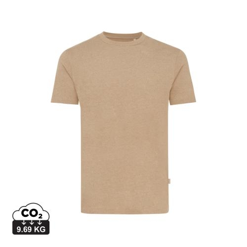 Iqoniq Manuel T-shirt ongeverfd bruin,l