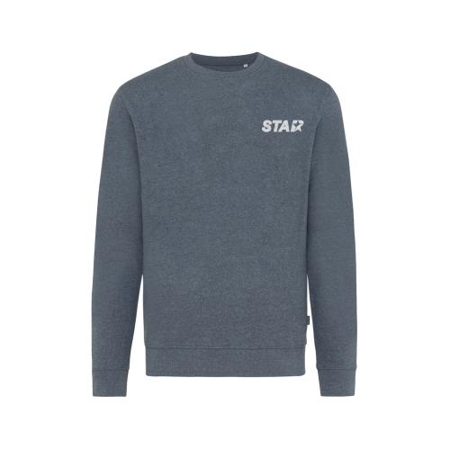 Iqoniq Denali sweater ongeverfd navy,l