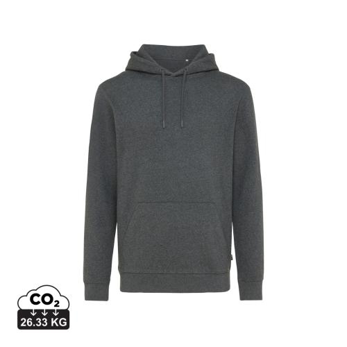 Iqoniq Torres hoodie ongeverfd antraciet,l