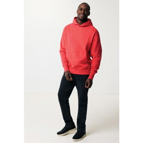 Iqoniq Yoho relaxed hoodie rood,l