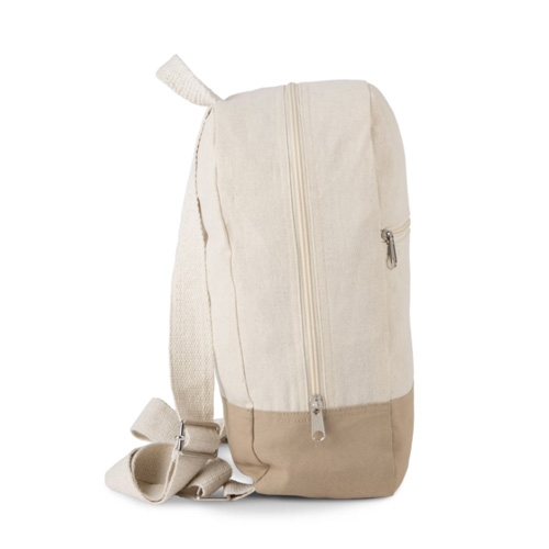 Tijdloze rugzak in katoen natural/hemp