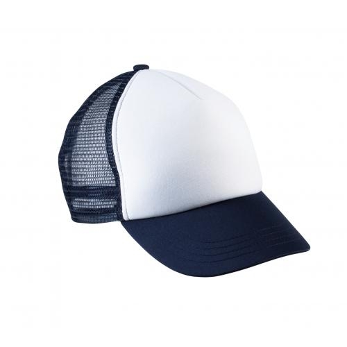 Kindertruckerpet 5 panelen wit/navy