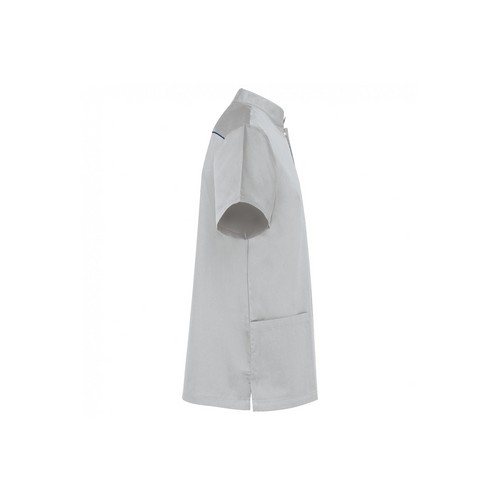 Herenoverhemd polykatoen drukknopen snow grey,2xl