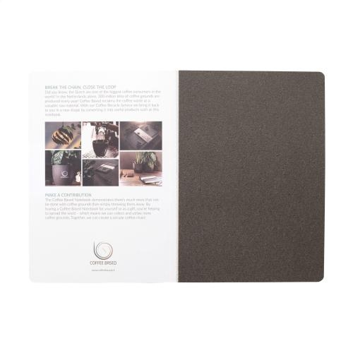 Coffee Notebook A5-notitieboek van koffiedik bruin