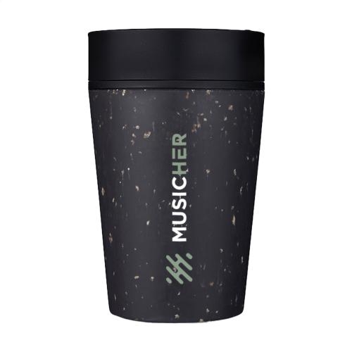 Circular&Co Recycled koffiebeker 270 ml zwart
