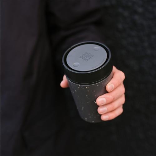 Circular&Co Recycled koffiebeker 270 ml zwart