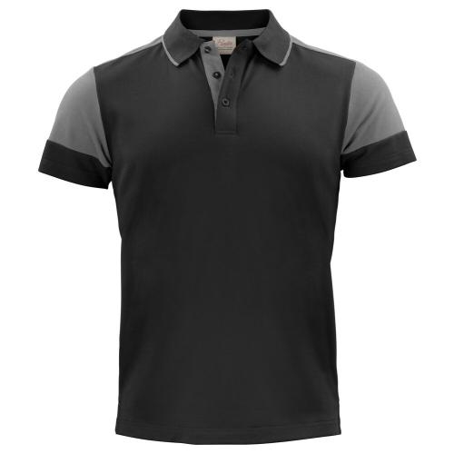 Prime
Polo Heren zwart/staalgrijs,2xl