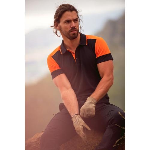 Prime polo heren kobaltblauw/navy,l